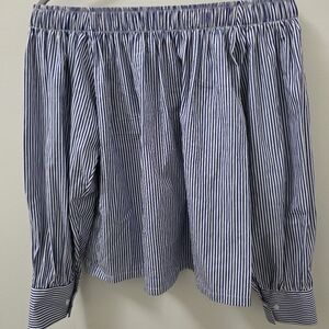 Striped Blue Women's Skirt